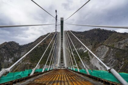 cable-stayed railway bridge
