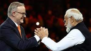 Australian PM Anthony Albanese and Indian PM Modi